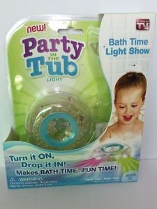 Baby's Time New Party in The Tub Waterproof LED Light Toy for Kids Bath Play