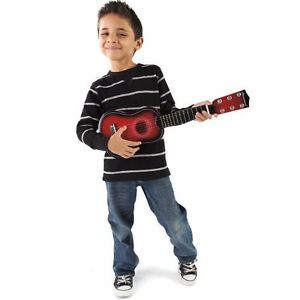 New 21inch Mini Wooden Guitar Boys Kids Toy Birthday Gift Age 4