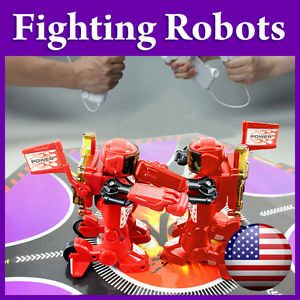 RC Fight Robot Toy Remote Radio Control Fighting Kids Model Car Tank Game Boxing
