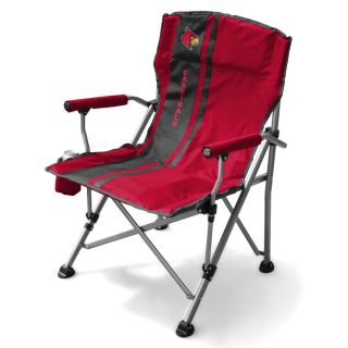 University of Louisville Cardinals Sideline Chair 300 lbs Folding Tailgate Campi