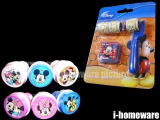 Mickey Minnie Mouse Disney Party Gift Supply Stamp Stampers All in One Series