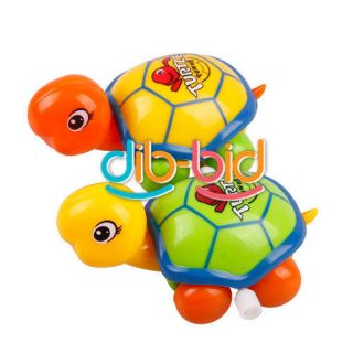 New Wind Up Funny Clockwork Cute Animal Tortoise Toy Gift Kids Children Baby