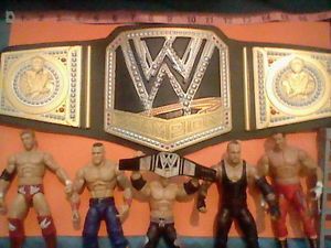 WWE Mattel Elite Action Figure Kid Toy New Championship Title Belt 2013