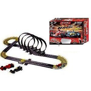 WINGO F1 Racer Death Loops Giant Slot Car Race Track Set Turbo Drive Kids Toy