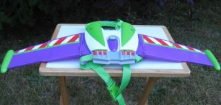 Toy Story Buzz Lightyear Electronic Rocket Pack Wings Halloween Costume Piece