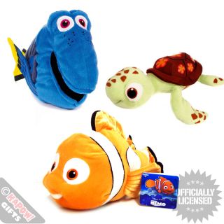 Finding Nemo Characters Soft Plush Toys Large Disney Cuddly Girls Boys Kids