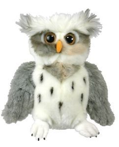 New Plush Soft Toy Full Body Horned Owl Hand Puppet 32cm