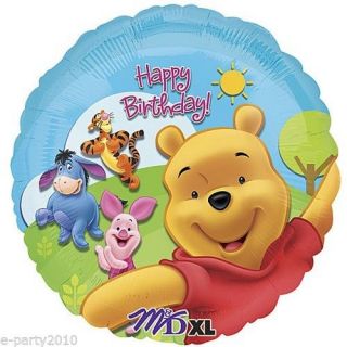 Winnie The Pooh Happy Birthday Mylar Foil Balloon Party Supplies Decorations