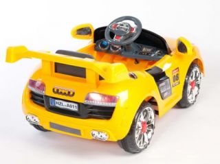 Audi A011 Style Kids Toy Electric Power Wheels Ride on Race Car  Remote R C