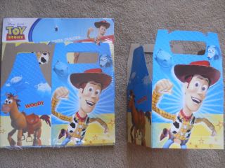 New "Woody from Toy Story"6 PC Party Favors Treat Boxes T Also Use as Loot Bags