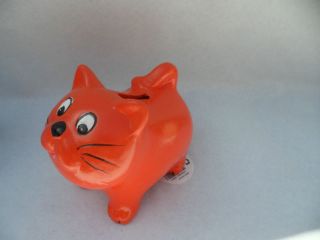 Ceramic Money Bank Box Piggy Bank in Cat Shape Colours Kids Safe Money Training
