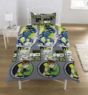Reversible Kids Girls Boys Single Bed Duvet Quilt Cover Bedding Set Official New