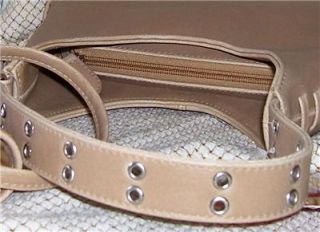 Mudd Tan Leather s Size Hobo Handbag Purse Matching Cell Phone Case