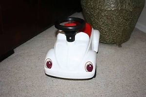 Vintage Tomy 1976 Toddler Ride on Volkswagen Beetle Toy Display Collectible VW
