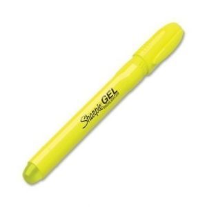 Sharpie 1803277 Gel Highlighter, Assorted Colors, 5 per Pack 