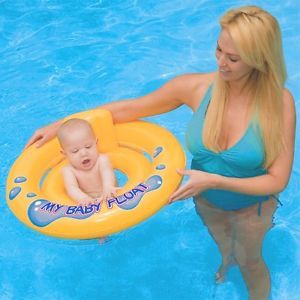 My Baby Float Inflatable Swimming Pool Floating Tube Chair Raft Toy for Infants