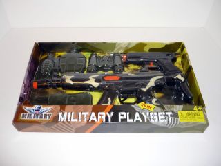 2012 Military Playset G I Joe Kids Playset Toy Guns Grenade Binoculars