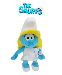 The Smurfs Smurfette Girl Stuffed Plush Doll Toy Lovely Xmas Gift for Kids 9"