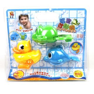 Swimming Bath Pool Water Floating Ducks Dolphin Frog Toy Child