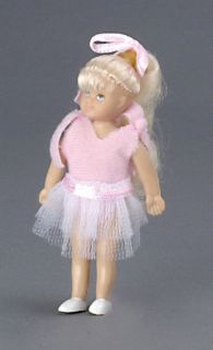 Doll House Mini Pink Sister Girl Figure Ballerina Girly