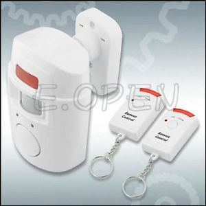 Wireless Infrared Detector Motion Sensor Remote Control Home Safety Alarm Alert