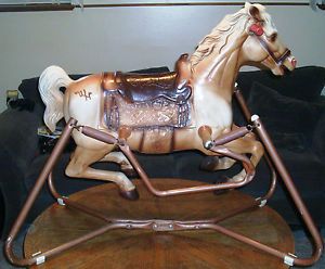 Classic " Wonder Horse Deluxe " Vintage Spring Rocking Horse