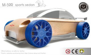 Automoblox Car Mini S9 R Sports Sedan Wooden Model Toys