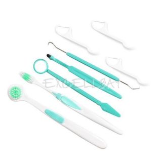 8in1 Oral Care Dental Care Tooth Brush Kit Cleaning Dental Hygiene Products E0XC