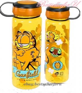 Garfield Cat Baby Toddler Kids Plastic Straw Water Bottle Cup Mug BPA Free 19oz