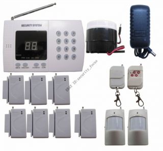 K08 99 Zones Wireless PIR Home Security Alarm Burglar System Auto Dial Dialing