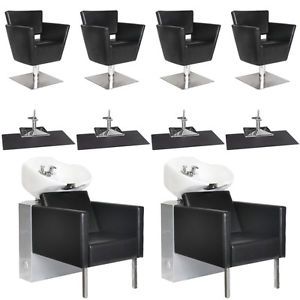 Beauty Salon Equipment Styling Chair Mat Shampoo Backwash Unit Package EB 35A