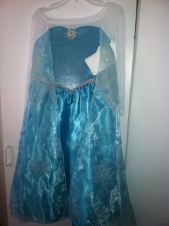  Girls 2 3 Disney's Frozen Elsa Dress Gown Costume Snow Queen