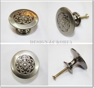 Lovely Pattern Metal Knob Kitchen Cabinet Furniture Dresser Drawer Pulls Handle
