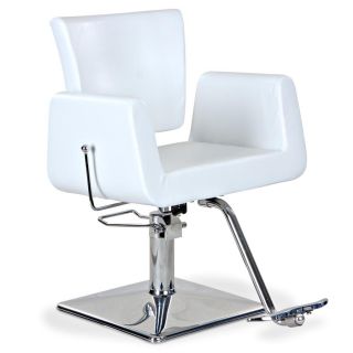 New White European Hydraulic Salon Styling Chair SC 34W