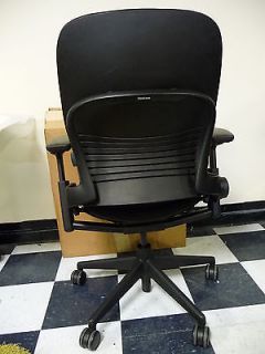 Steelcase Leap Executive Office Chair V2 Black Fabric Adjustable Options