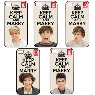 Keep Calm and Marry One Direction 1D Apple iPhone 4 4S Back Hard Case Cover