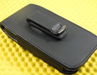 Leather Belt Holster Clip for iPhone 4 4S Lifeproof Water Proof Case Black