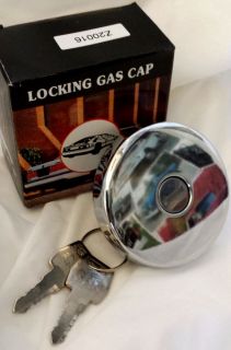 1947 1971 Chevy GMC Truck Locking Gas Cap w 2 Keys Chrome
