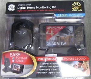 GE 45255 Wireless Color Digital Home Monitoring Kit
