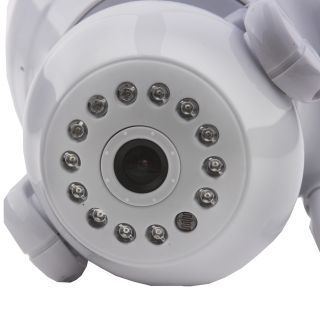 Dome IP Wireless Network Monitoring CCTV Security Camera Home Indoors White