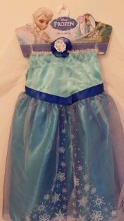 Disney Frozen Princess Elsa Dress Up Costume Dress Size 4 6X BNEW