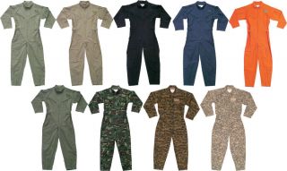Camouflage Military Uniform Flight Suit Air Force Style Fighter Flight Coveralls