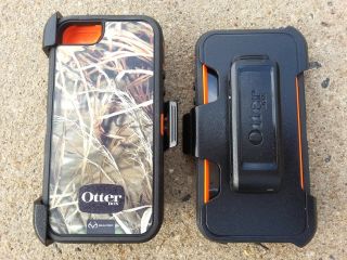 Green Camo Realtree Otterbox Defender Holster Case Clip for Apple iPhone 5