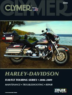 2006 2009 Harley Davidson FLH Flt Touring Series Clymer Service Manual