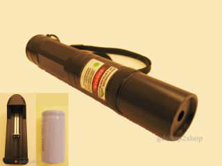 High Power 5mW Military Green Laser on Off Pointer CR123A Battery Charger