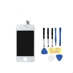 White Replacement LCD Touch Screen Digitizer Glass Assembly for iPhone 4S