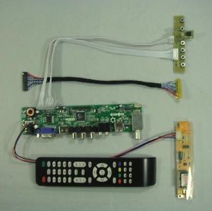 TV HDMI VGA AV USB Audio LCD Controller Board Work for 1920x1200 30pin LCD Panel