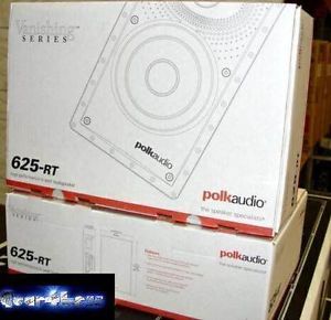 Polk Audio 625 RT Vanishing in Wall Home Theater Surround Sound Speaker 625RT