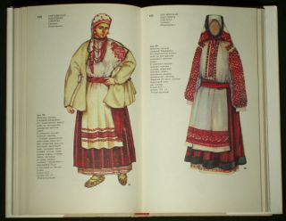 Book Central Ukrainian Folk Costume Poltava Kiev Ethnic Dress Peasant Fashion