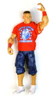 WWE Wrestling John Cena with Cloth Wrestler Action Figure Kids Toy Never Give Up